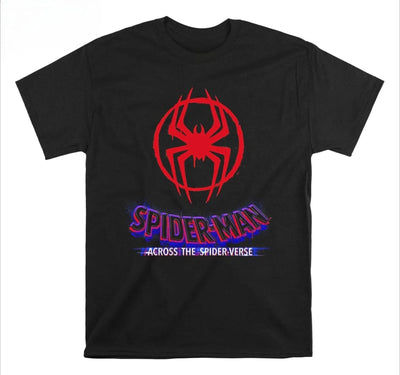 Marvel Spider-Man Graphic Printing Summer Autumn Winter Cotton Men's and Women's Oversized T-shirts Short Sleeves Outdoor Sports