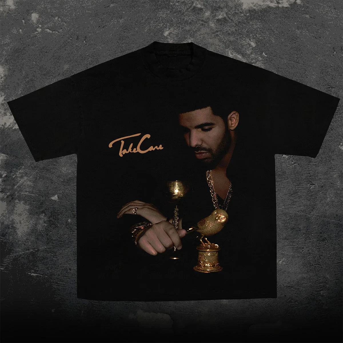 DRAKE T-Shirt for Men Graphic T Shirts Tops Man Clothes Cotton Men's T-shirts New Shirts and T-shirts Y2K Oversize HighQuality