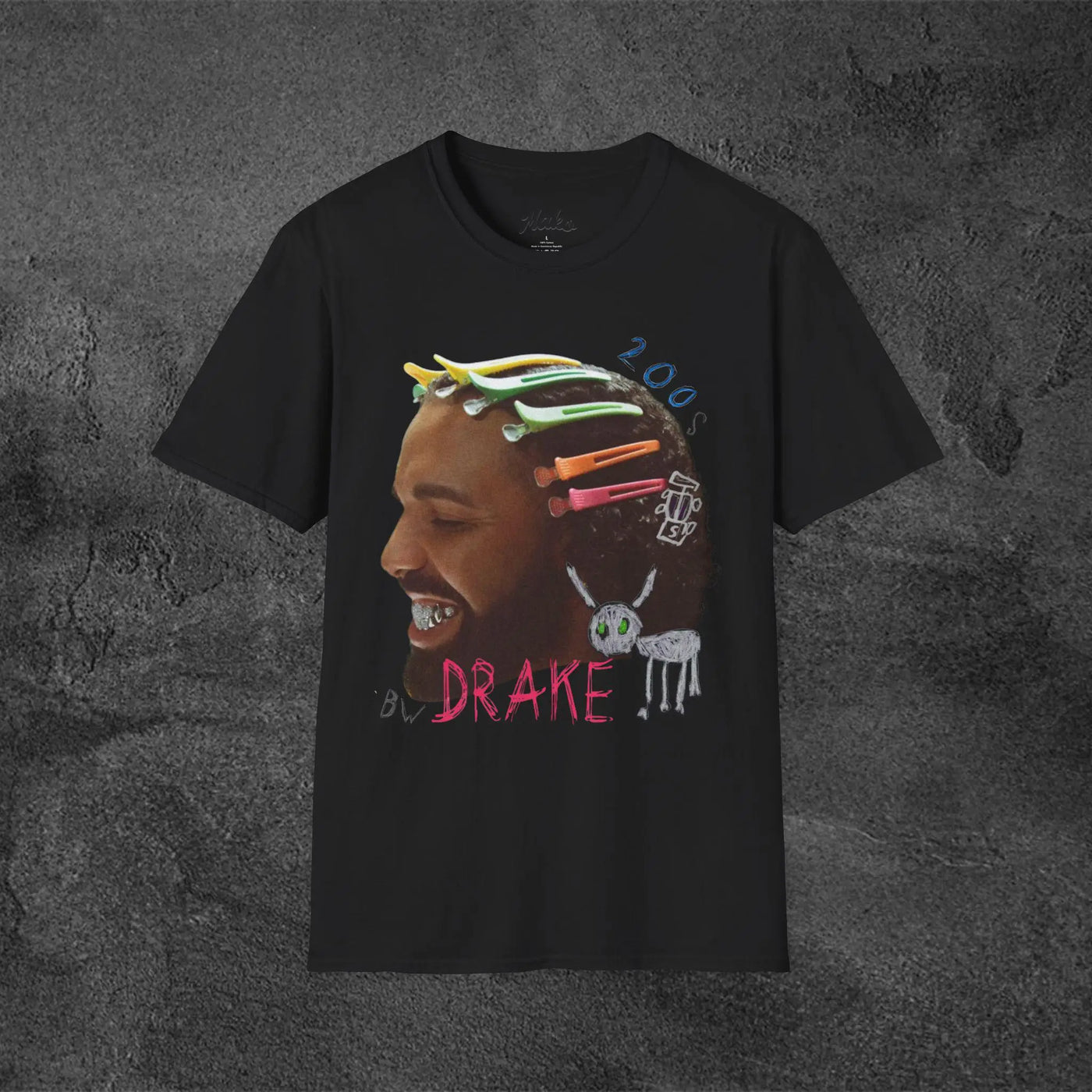 DRAKE T-Shirt for Men Graphic T Shirts Tops Man Clothes Cotton Men's T-shirts New Shirts and T-shirts Y2K Oversize HighQuality